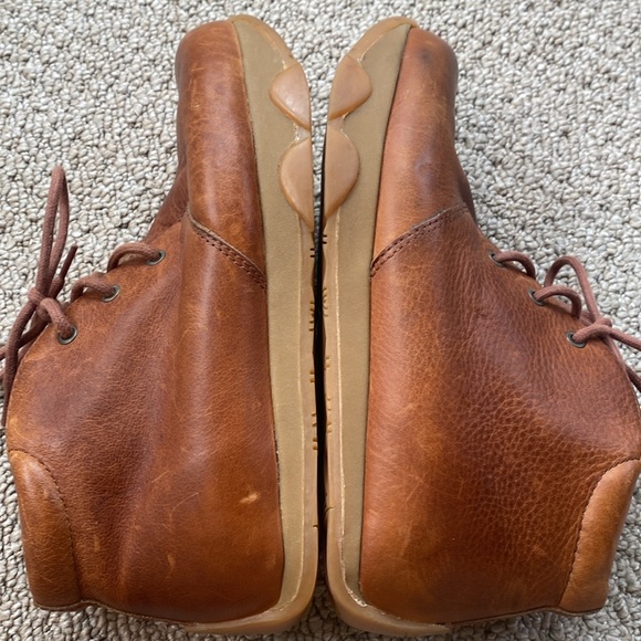 Earth Raja Leather Ankle Boots Ochre Color. Women’s 8.5, Men’s 6.5. - Picture 8 of 11